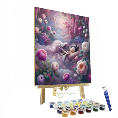 Sleeping Beauty's Enchanted Rest Painting By Numbers Kit