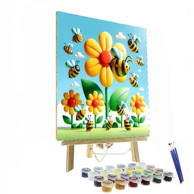 Busy Bee Garden Paint By Color