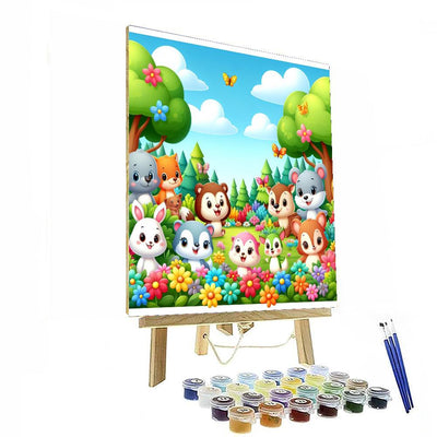 Wondrous Woodland Painting By Numbers Kit