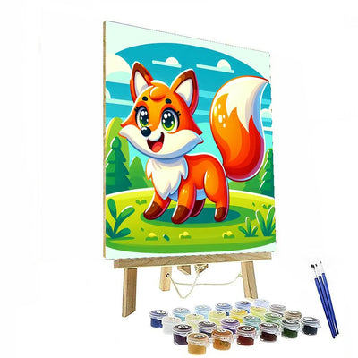 Friendly Fox Adventure DIY Paint By Numbers