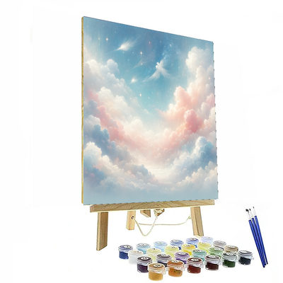 Whimsical Cloud Dreams Painting By Numbers Kit