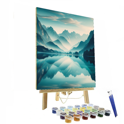 Serene Nature Reflection Numbered Painting Kits