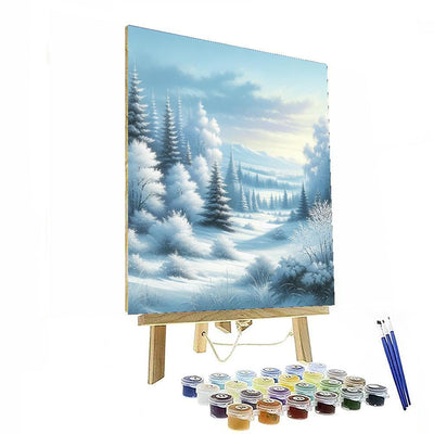 Winter Frost Enchantment Paint By Numbers Art