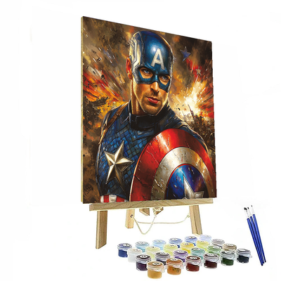 Chris Evans: The Captain Of Heart And Honor Paint By Numbers