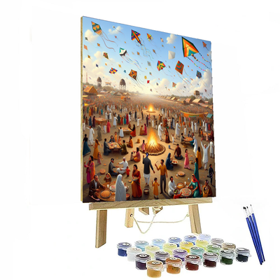 Makar Sankranti - India Paint By Numbers Kits