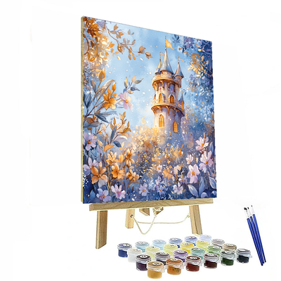 Rapunzel's Dreamy Castle - Disney Inspired Painting By Numbers Kit