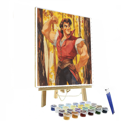 Gaston’s Strength And Bravery - Disney Inspired Paint By Number