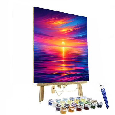 Sunset Glow Paint By Numbers