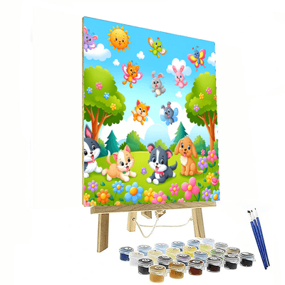 Happy Pets Paint By Numbers Art