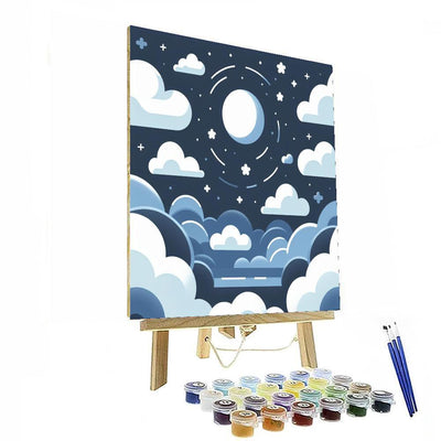 Sweet Dreaming Clouds Paint By Number