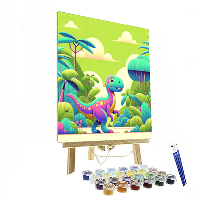 Dinosaur Safari Paint By Number