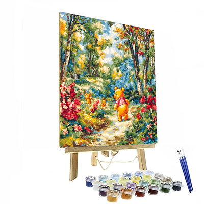 Winnie The Pooh's Adventure In The Hundred Acre Wood - Disney Inspired Numbered Painting Kits