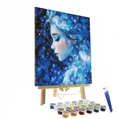 Elsa's Icy Dreamscape - Disney Inspired Paint By Numbers Kits