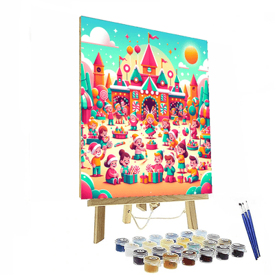 Colorful Festival Of Friends Paint By Number