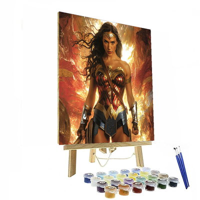 Gal Gadot: The Wonder Woman Rising Numbered Painting Kits