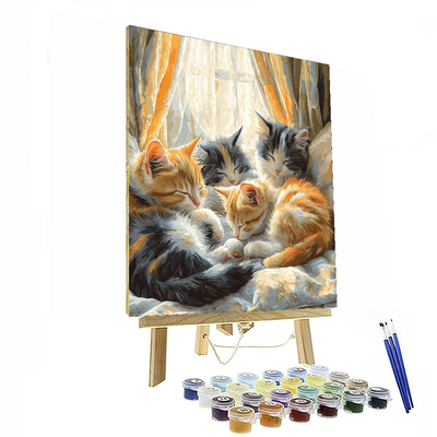 Henriette Ronner-Knip Inspired Feline Companions  Paint By Numbers Kits