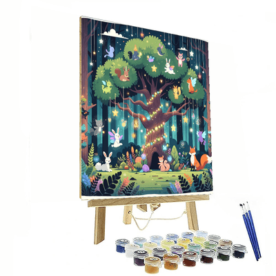 Mystery Of The Magic Tree Paint By Numbers Art