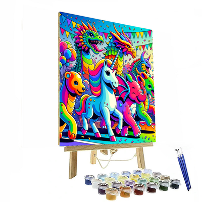 Magical Animal Parade Paint By Numbers Kits