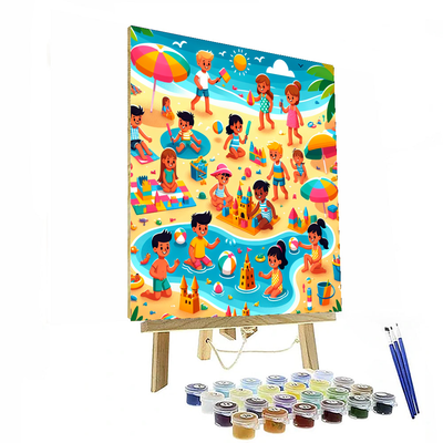 Joyful Summer Splash Paint By Number