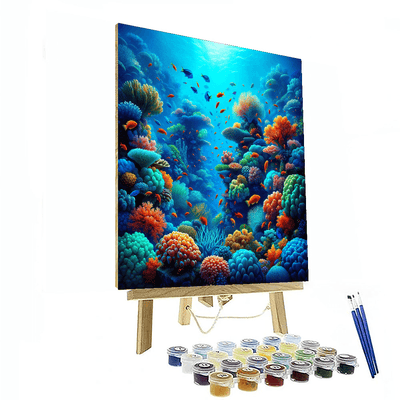 Tropical Coral Reef Paint By Number