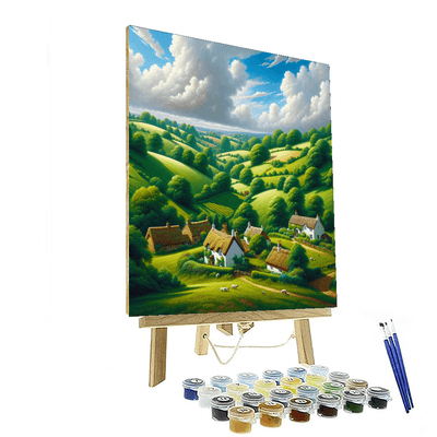 Dreamy Countryside Escape Painting By Numbers Kit