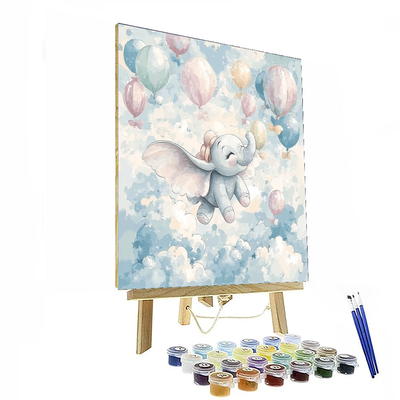 Dumbo's Sky High Dreams - Disney Inspired Painting By Numbers Kit