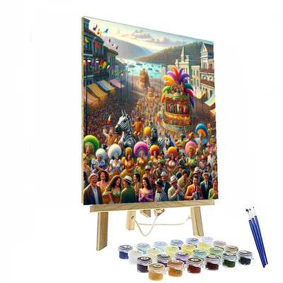 Valparaíso Carnival - Chile Numbered Painting Kits