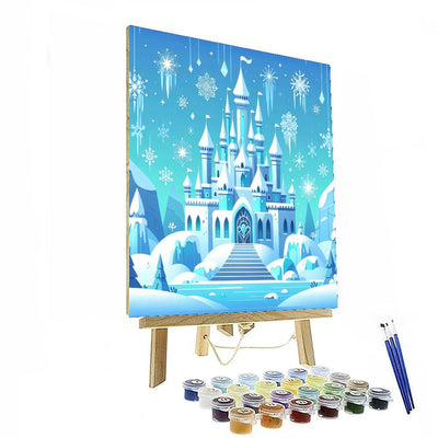 Winter Ice Palace Paint By Numbers