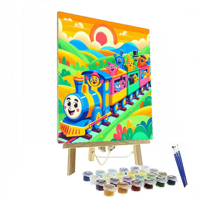 Fantasy Train Adventure Painting By Numbers Kit