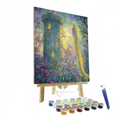 Rapunzel's Magical Tower - Disney Inspired Numbered Painting Kits