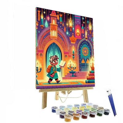 Magic Castle Journey Painting Number Kit