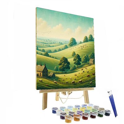 Countryside Charm DIY Paint By Numbers