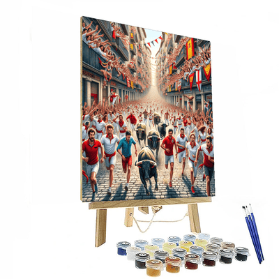 Festival Of San Fermin - Spain Paint By Number