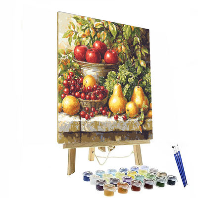 Jean-Baptiste-Siméon Chardin Inspired Summer's Bounty  Paint By Numbers Art