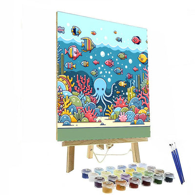 Oceanic Wildlife Adventure DIY Paint By Numbers