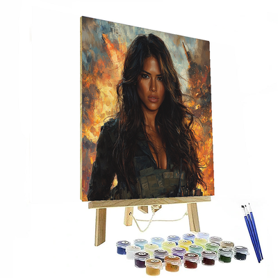 Michelle Rodriguez: The Thrill Of Action And Adventure Paint By Number