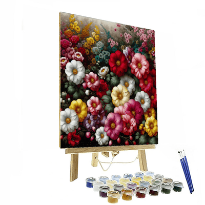 Floral Enchantment Painting Number Kit