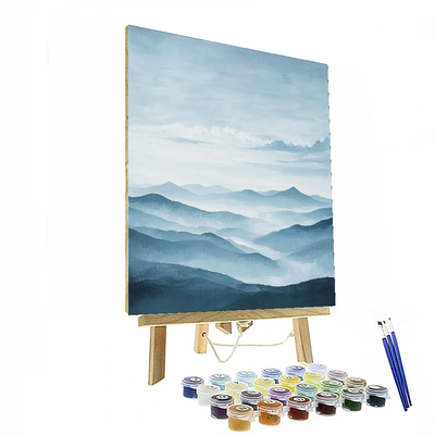 Caspar David Friedrich Inspired Peaceful Horizons  Paint By Numbers Art