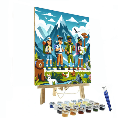 Grand Mountain Expedition Number Painting