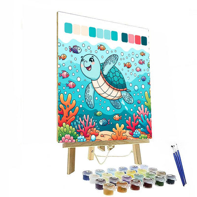 Underwater World Exploration DIY Paint By Numbers