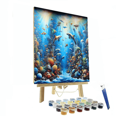 Fantasy Undersea Kingdom Paint By Numbers Art