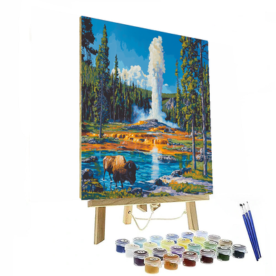 Yellowstone National Park DIY Paint By Numbers