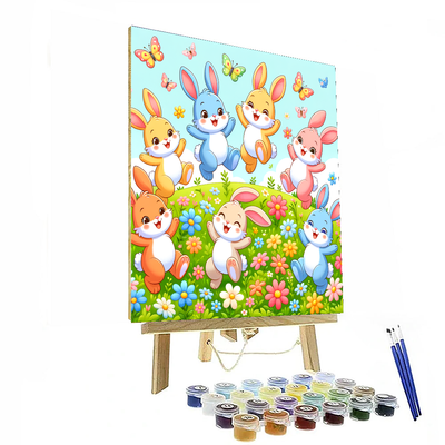 Bouncy Bunny Brigade DIY Paint By Numbers