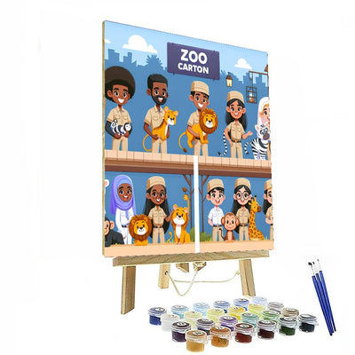 Zany Zookeepers Paint By Number