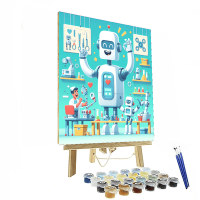 Robotic Innovators Painting By Numbers Kit