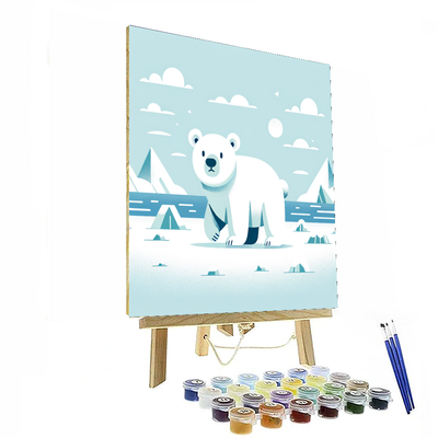 Polar Bear Arctic Quest Paint By Numbers Kits