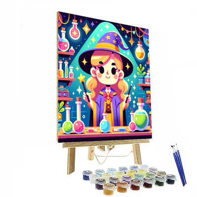 Wizard's Magical Workshop Paint By Number