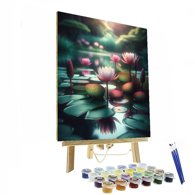 Serenity Among The Lilies Paint By Numbers Kits