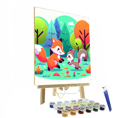 Woodland Adventure Paint By Numbers