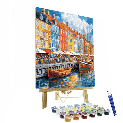 Copenhagen Nyhavn - Denmark DIY Paint By Numbers